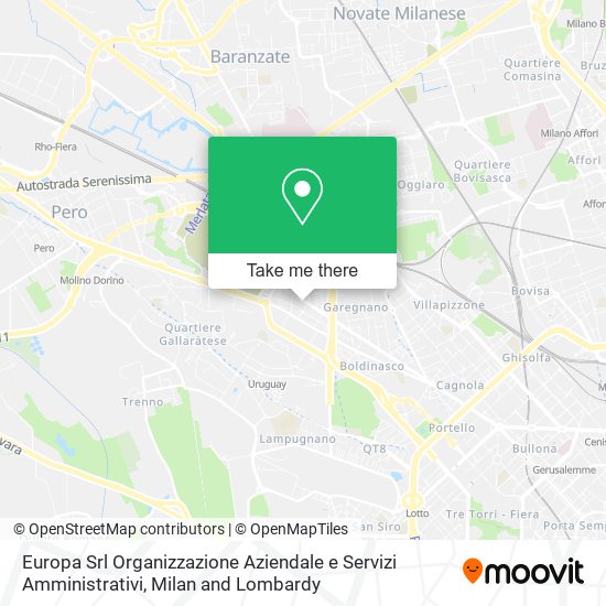 Europa Srl Organizzazione Aziendale e Servizi Amministrativi map