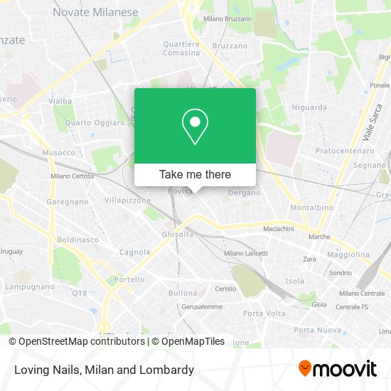 Loving Nails map