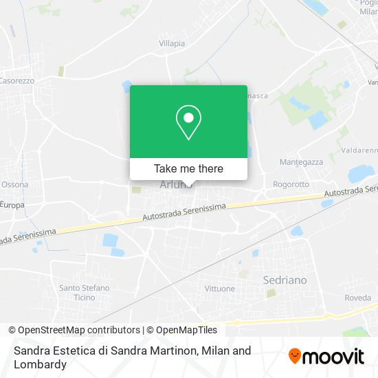 Sandra Estetica di Sandra Martinon map