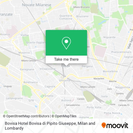 Bovisa Hotel Bovisa di Pipito Giuseppe map