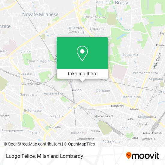Luogo Felice map