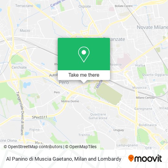 Al Panino di Muscia Gaetano map