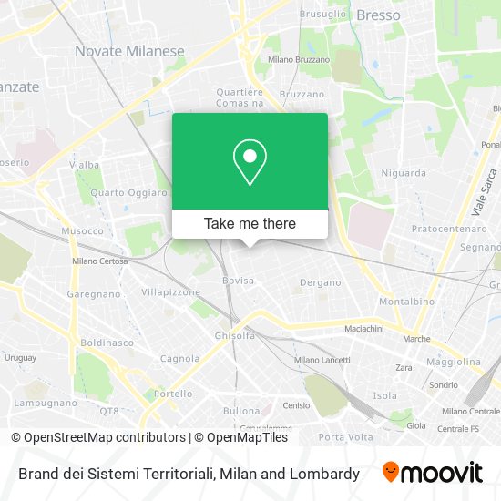 Brand dei Sistemi Territoriali map
