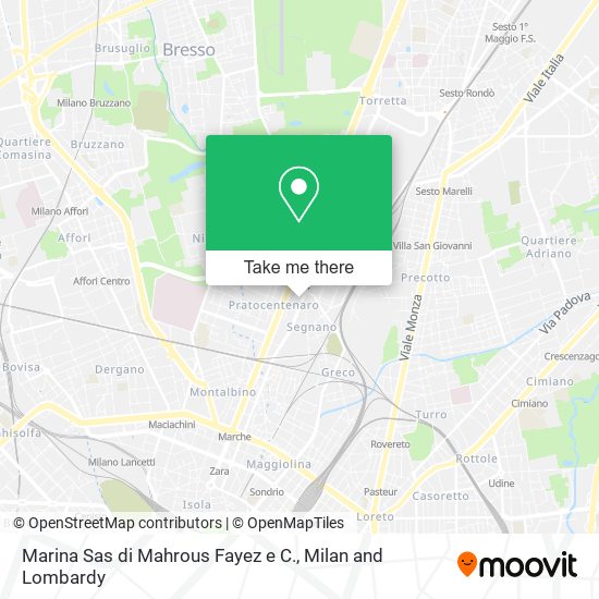 Marina Sas di Mahrous Fayez e C. map