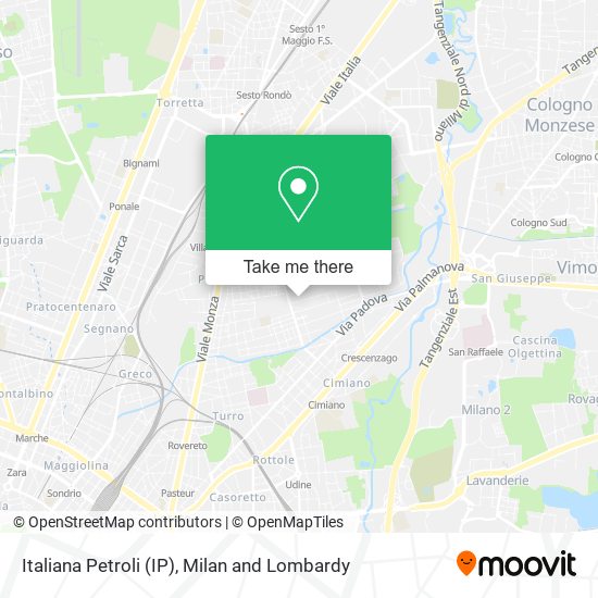 Italiana Petroli (IP) map