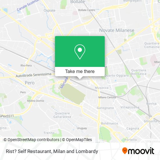 Rist? Self Restaurant map