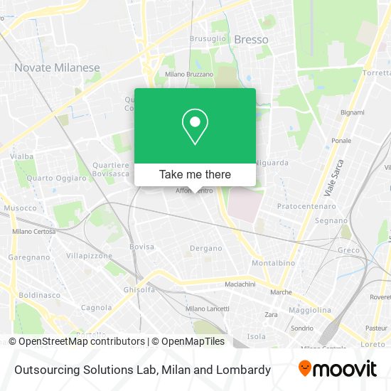 Outsourcing Solutions Lab map