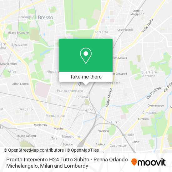 Pronto Intervento H24 Tutto Subito - Renna Orlando Michelangelo map