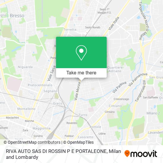 RIVA AUTO SAS DI ROSSIN P E PORTALEONE map