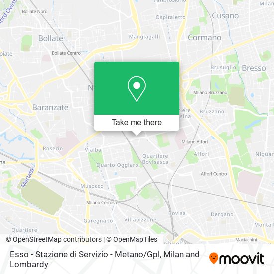 Esso - Stazione di Servizio - Metano / Gpl map