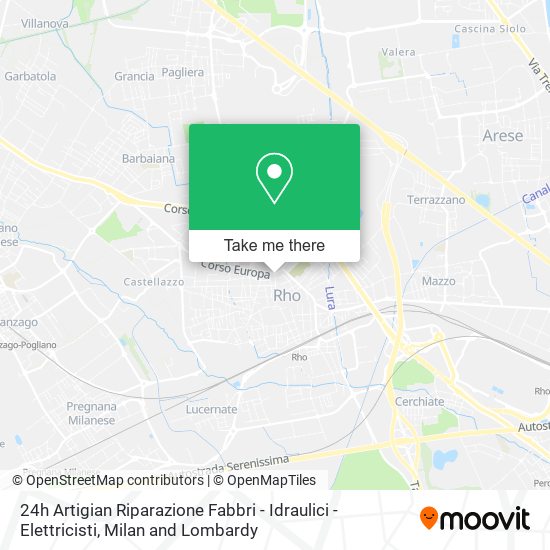 24h Artigian Riparazione Fabbri - Idraulici - Elettricisti map