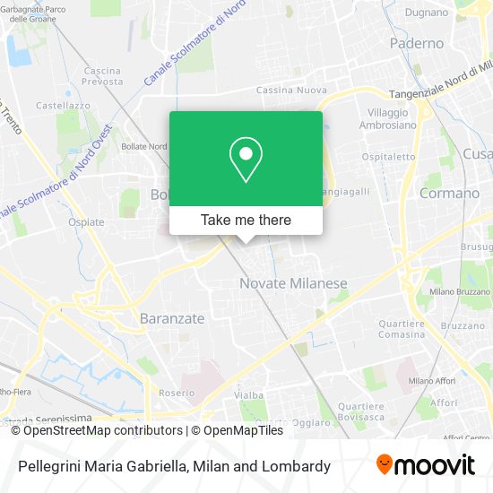 Pellegrini Maria Gabriella map