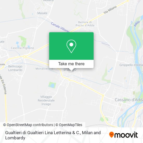 Gualtieri di Gualtieri Lina Letterina & C. map