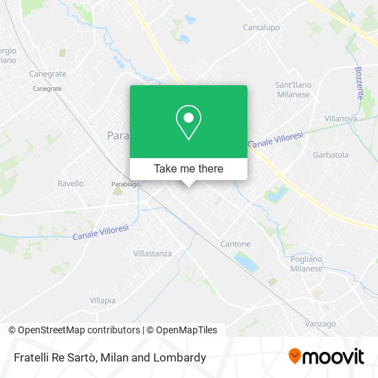 Fratelli Re Sartò map