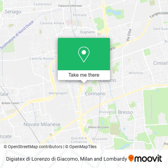 Digiatex di Lorenzo di Giacomo map
