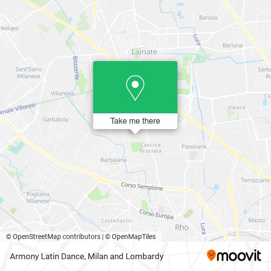 Armony Latin Dance map