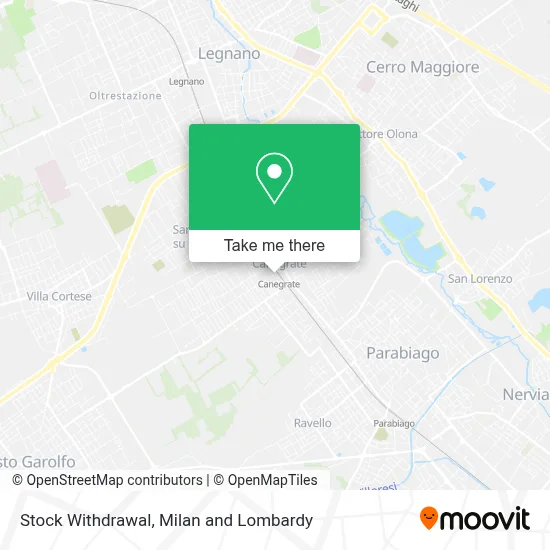Stock Withdrawal map