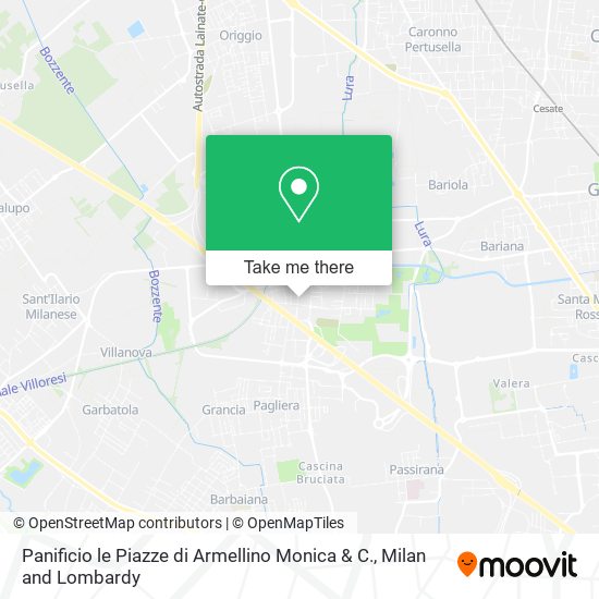 Panificio le Piazze di Armellino Monica & C. map
