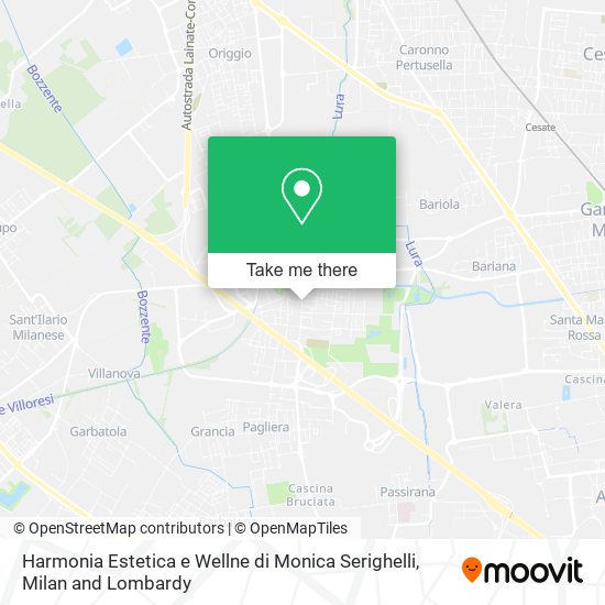 Harmonia Estetica e Wellne di Monica Serighelli map