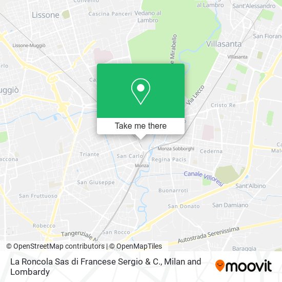 La Roncola Sas di Francese Sergio & C. map