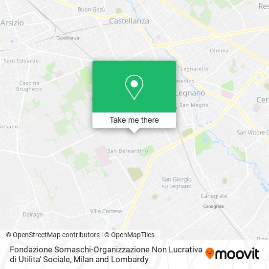 Fondazione Somaschi-Organizzazione Non Lucrativa di Utilita' Sociale map