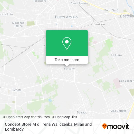Concept Store M di Irena Waliczenka map