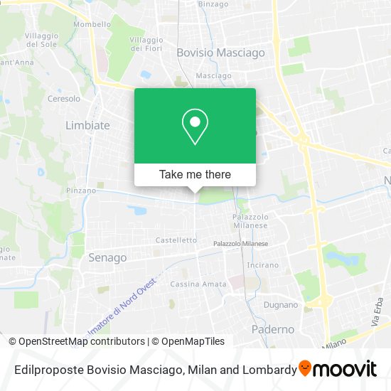Edilproposte Bovisio Masciago map
