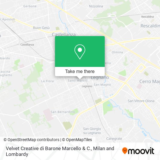 Velvet Creative di Barone Marcello & C. map