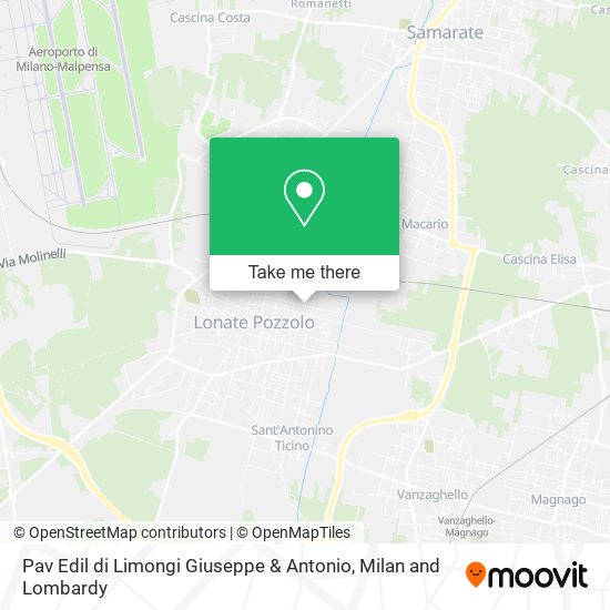 Pav Edil di Limongi Giuseppe & Antonio map