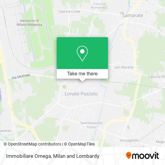 Immobiliare Omega map