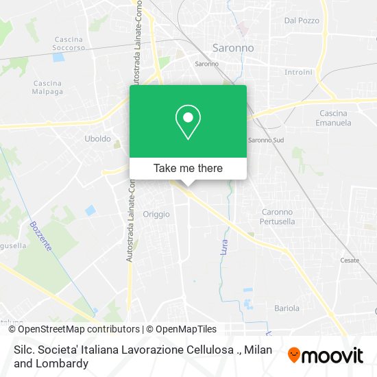 Silc. Societa' Italiana Lavorazione Cellulosa . map