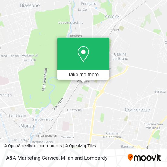 A&A Marketing Service map