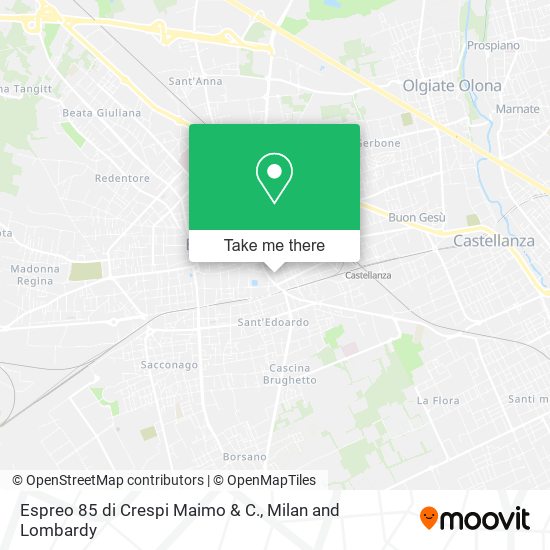 Espreo 85 di Crespi Maimo & C. map