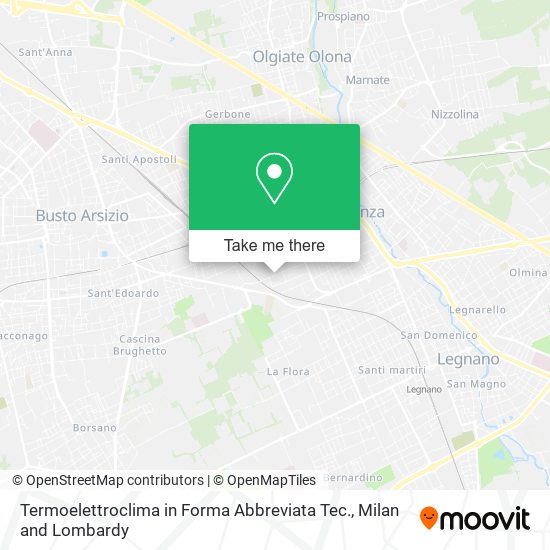 Termoelettroclima in Forma Abbreviata Tec. map