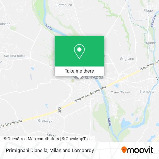 Primignani Dianella map