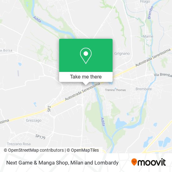 Next Game & Manga Shop map