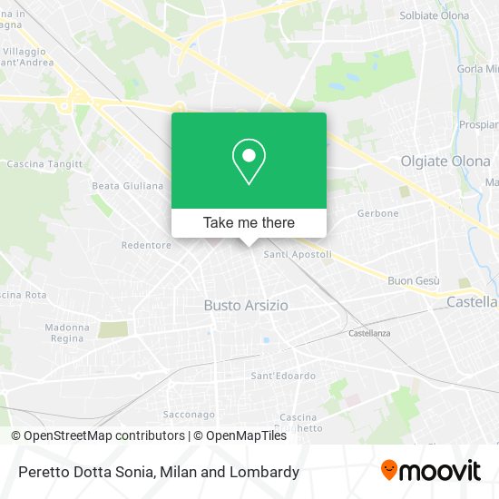Peretto Dotta Sonia map
