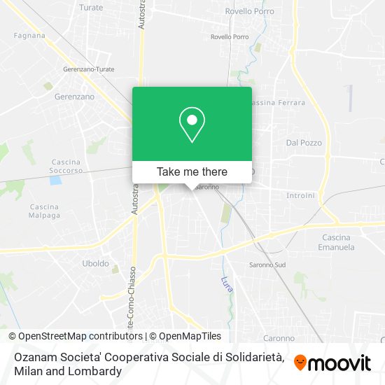 Ozanam Societa' Cooperativa Sociale di Solidarietà map