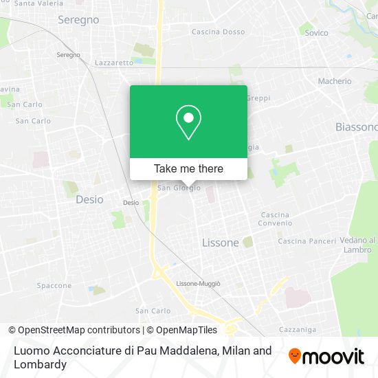 Luomo Acconciature di Pau Maddalena map