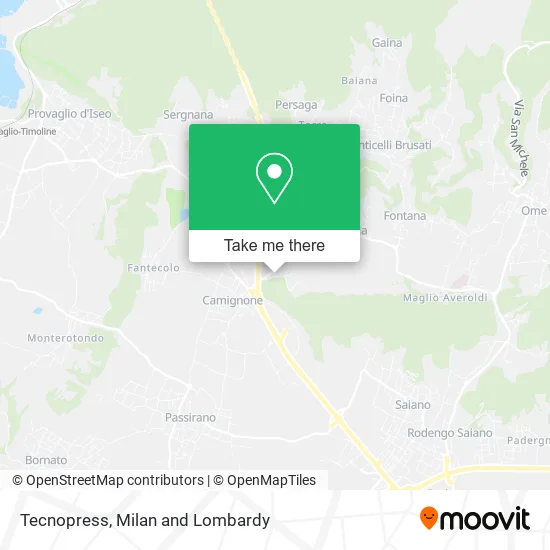 Tecnopress map