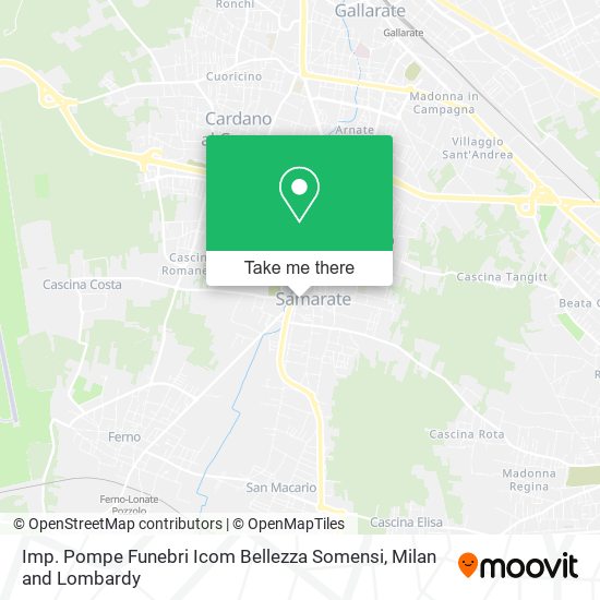 Imp. Pompe Funebri Icom Bellezza Somensi map