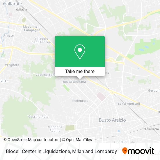 Biocell Center in Liquidazione map