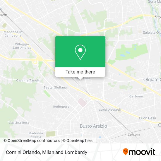 Comini Orlando map