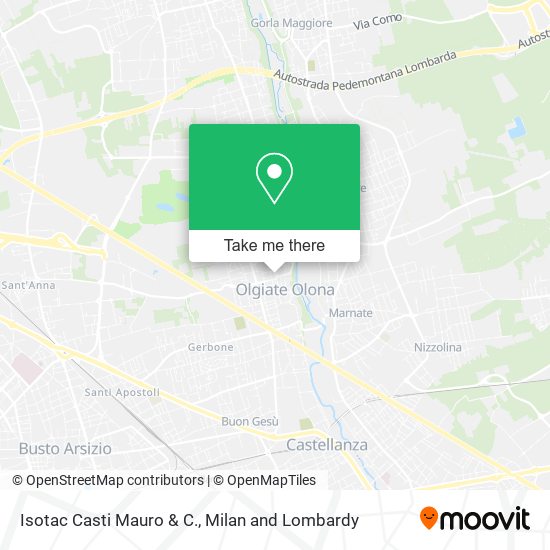 Isotac Casti Mauro & C. map