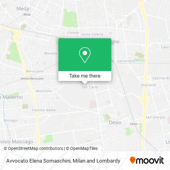 Avvocato Elena Somaschini map
