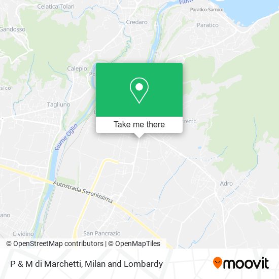 P & M di Marchetti map