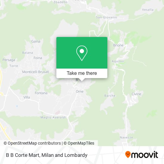 B B Corte Mart map