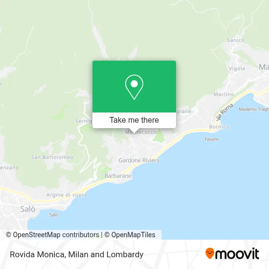 Rovida Monica map