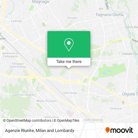 Agenzie Riunite map