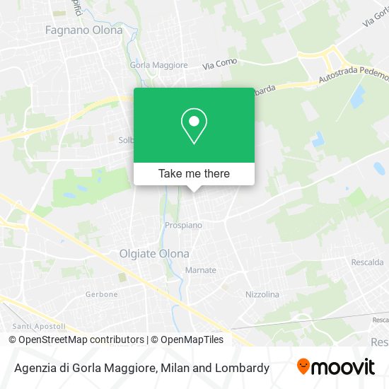 Agenzia di Gorla Maggiore map